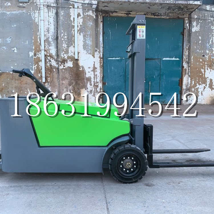 偏关县小型电动叉车1吨2吨步行站驾式电瓶堆高充电装卸车液压升降车铲车